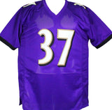 Deion Sanders Autographed Purple Pro Style Jersey-Beckett W Hologram