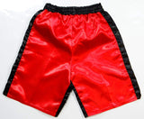 Randy Couture Autographed Red Custom UFC Trunks - Beckett Auth *Black