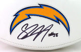 Shawne Merriman Autographed San Diego Chargers Logo - Beckett W Authentication