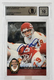 1995 Upper Deck Joe Montana Trilogy #MT18 Auto KC Chiefs BAS Autograph 10