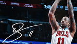 DeMar DeRozan Autographed Chicago Bulls 16x20 Jump Shot Photo-Beckett W Hologram