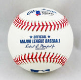 Carlos Correa Autographed Rawlings OML Baseball- Beckett Auth *Blue