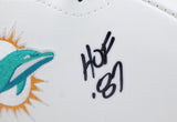 Jim Langer Autographed Miami Dolphins Logo Football W/ HOF- SGC Authenticated