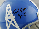 Earl Campbell Autographed Houston Oilers Full Size ProLine TB Helmet W/ HOF- JSA