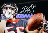 Brian Cushing Autographed 8x10 PF Shhhh!!! Photo- JSA Witness Authenticated