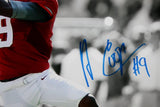 Amari Cooper Autographed Alabama 16x20 B&W & Color In Air PF. Photo- JSA