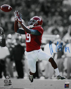 Amari Cooper Autographed Alabama 16x20 B&W & Color In Air PF. Photo- JSA