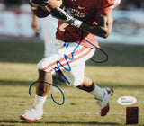 DeMarco Murray Autographed 8x10 Oklahoma Sooners Running Photo- JSA W Auth *blue