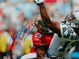 Kelvin Benjamin Signed Panthers 8x10 One Handed Catch PF Photo- Beckett Auth