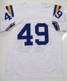 Barkevious Mingo Autographed Geaux Tigers White College Style Jersey- JSA Auth