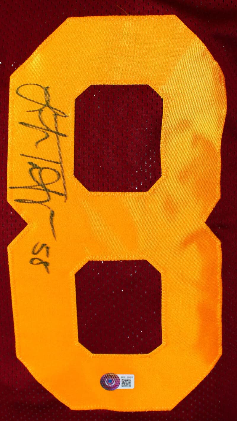 Lofa Tatupu Autographed/Signed buy Jersey Beckett COA USC Trojans