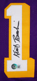 Kurt Rambis Autographed Purple Pro Style Jersey-Beckett W Hologram *Black