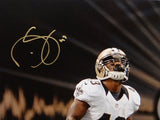 Darren Sproles Autographed 16x20 Saints On Field Photo- JSA W Authenticated