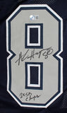 Alvin Harper Autographed Blue Pro Style Jersey w/SB champs-Beckett W Hologram