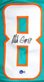 Mike Gesicki  Autographed Teal Pro Style Jersey-Beckett W Hologram *Black