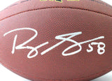 Roquan Smith Autographed Wilson Super Grip Football- Beckett Witness