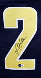 Marshall Faulk Autographed Blue Light Gold Pro Style Jersey-Beckett W Hologram