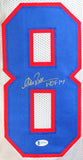 Andre Reed Autographed White Pro Style Jersey w/HOF - Beckett W Auth *M8