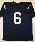 Gerald Hodges Autographed Navy Blue College Style Jersey- JSA Authenticated