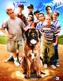 The Sandlot Autographed 11x14 Hercules Photo w/7 Actors  -Beckett W Hologram