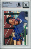 1993 Topps Stadium Club #384A Michael Strahan RC New York Giants BAS Auto 10