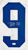 Taco Charlton Autographed White Pro Style Jersey- JSA Witnessed Auth