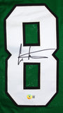 Cris Carter Autographed Green Pro Style Jersey-Beckett W Hologram *Black