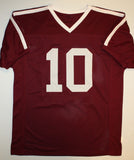 Sean Porter Autographed Maroon College Style Jersey- TriStar Authenticated