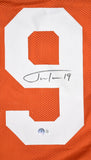 Justin Tucker Autographed Orange College Style Jersey- Beckett W Hologram *Black