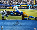 Davante Adams Signed Las Vegas Raiders 16x20 Touchdown Photo - Beckett W Holo