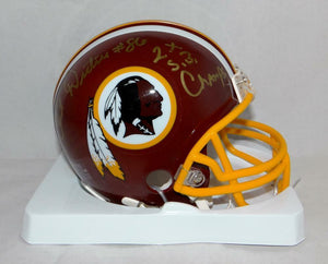 Clint Didier Autographed Washington Mini Helmet W/ SB Champs- Jersey Source Auth