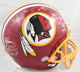 Mark Rypien Doug Williams Riggins Signed Redskins F/S Authentic Helmet - JSA W