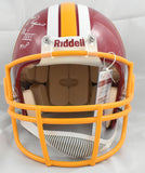 Mark Rypien Doug Williams Riggins Signed Redskins F/S Authentic Helmet - JSA W
