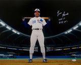 Tim Raines Autographed Expos 16x20 On Field w/ Inscriptions  Photo- JSA W Auth