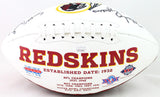 Mark Rypien Autographed Washington Redskins Logo Football- JSA W Long INSC