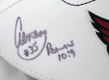 Aeneas Williams Signed Arizona Cardinals Logo Football w/ HOF- Jersey Source Aut