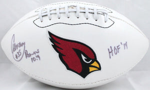 Aeneas Williams Signed Arizona Cardinals Logo Football w/ HOF- Jersey Source Aut