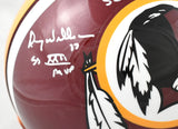 Mark Rypien Doug Williams Riggins Signed Redskins F/S Authentic Helmet - JSA W