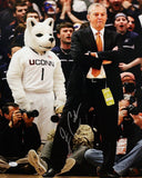 Jim Calhoun Autographed 16x20 Arms Crossed Photo- JSA Authenticated