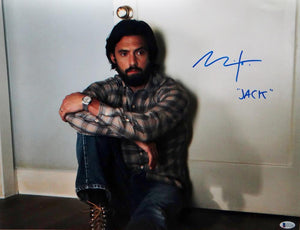 Milo Ventimiglia Autographed "Jack" This is Us 16x20 Photo- Beckett Auth *Blue