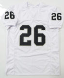 Rod Woodson Autographed White Pro Style Jersey w/ HOF- JSA Witness Auth *2