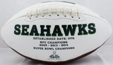 Brian Bosworth Autographed Seattle Seahawks Logo Football- Beckett Auth