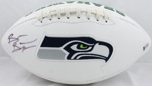 Brian Bosworth Autographed Seattle Seahawks Logo Football- Beckett Auth