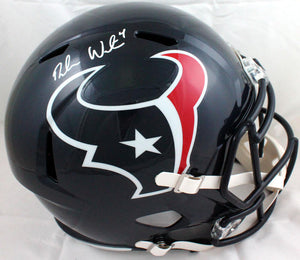 Deshaun Watson Autographed Houston Texans F/S Speed Helmet- JSA W Auth *White