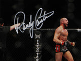 Randy Couture Signed UFC 8x10 Photo With Belt- Beckett Auth *Ref Back Turned