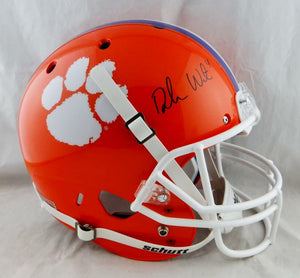 clemson football helmet Deshaun Watson Autographed Clemson Tigers F/S Schutt Helmet