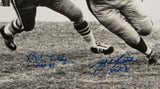 Bob Lilly & Y.A. Tittle HOF Autographed 16x20 B & W Photo- JSA W Authent