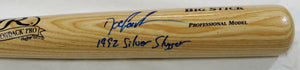 Doc Gooden Autographed Blonde Rawlings Big Stick Baseball Bat w/ Ins- JSA W Auth