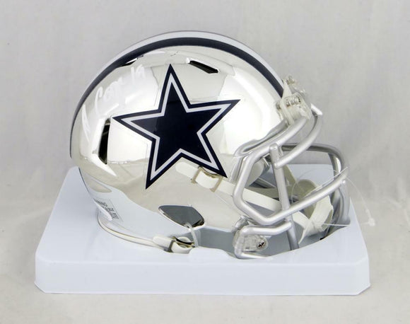 Amari Cooper Signed Dallas Cowboys Mini Speed Helmet JSA
