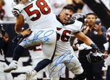 Brian Cushing Brooks Reed Autographed 16x20 Celebrating Photo- JSA W Auth